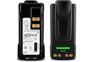 JINTION 7.4V 5500mAh PMNN4409AR PMNN4409BR High Capacity Two-Way Radio Battery Replacement for Motorola XPR7350 XPR7580 XPR7550 XPR3300 APX4000 APX1000 XPR3500 DP4400 PMNN4448 (Power display+Type-C Charge)