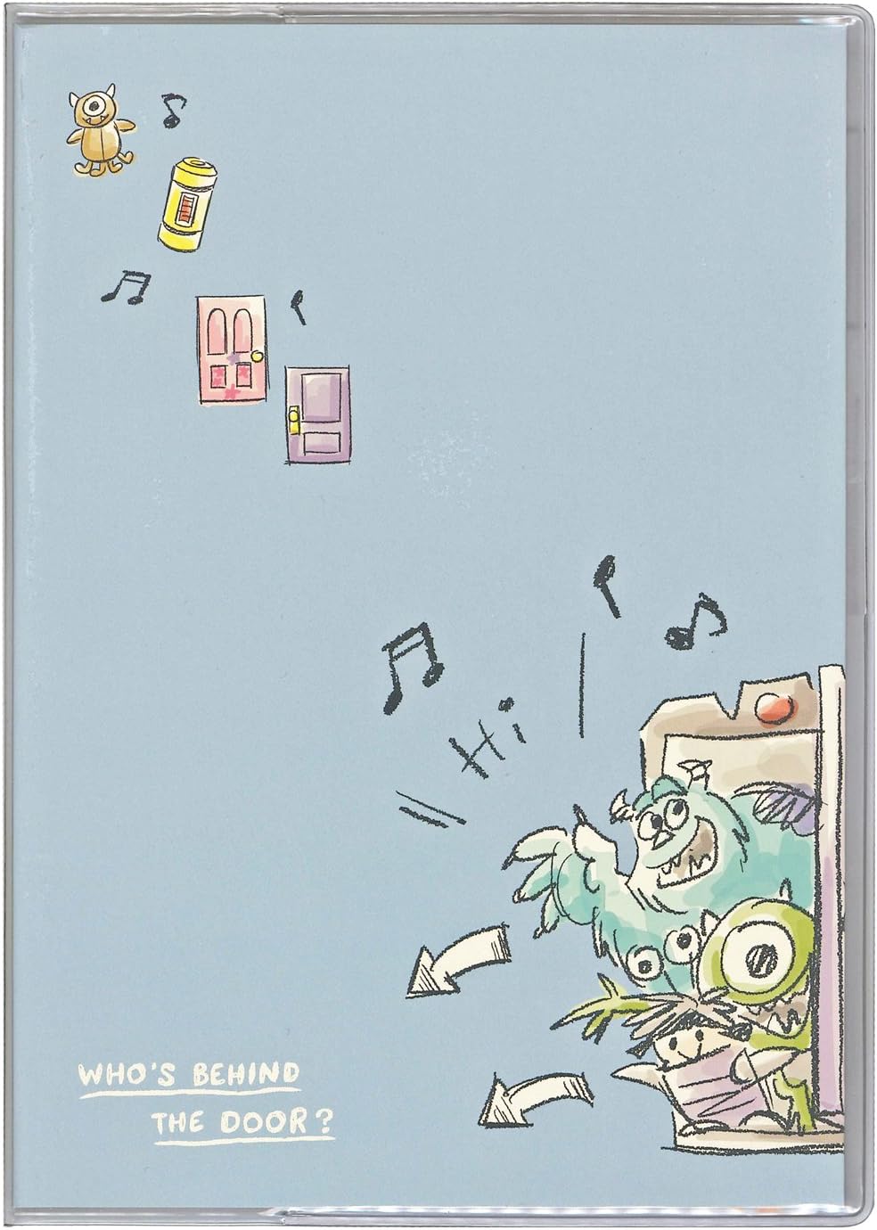 Amazon デルフィーノ ディズニー 18年2月始まり マンスリー手帳 モンスターズ インク ドア B6サイズ Dz 手帳 文房具 オフィス用品