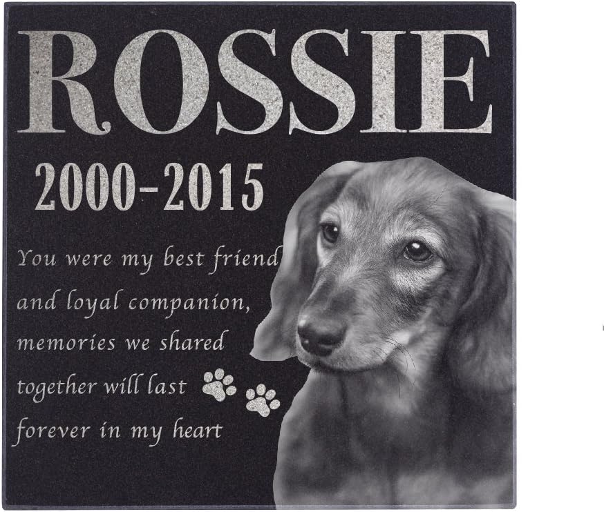 personalized dog memory stones
