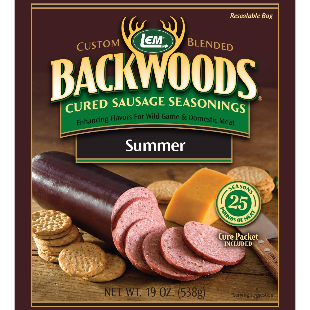 LEM Backwoods Cured Sausage Seasoning with Cure Packet