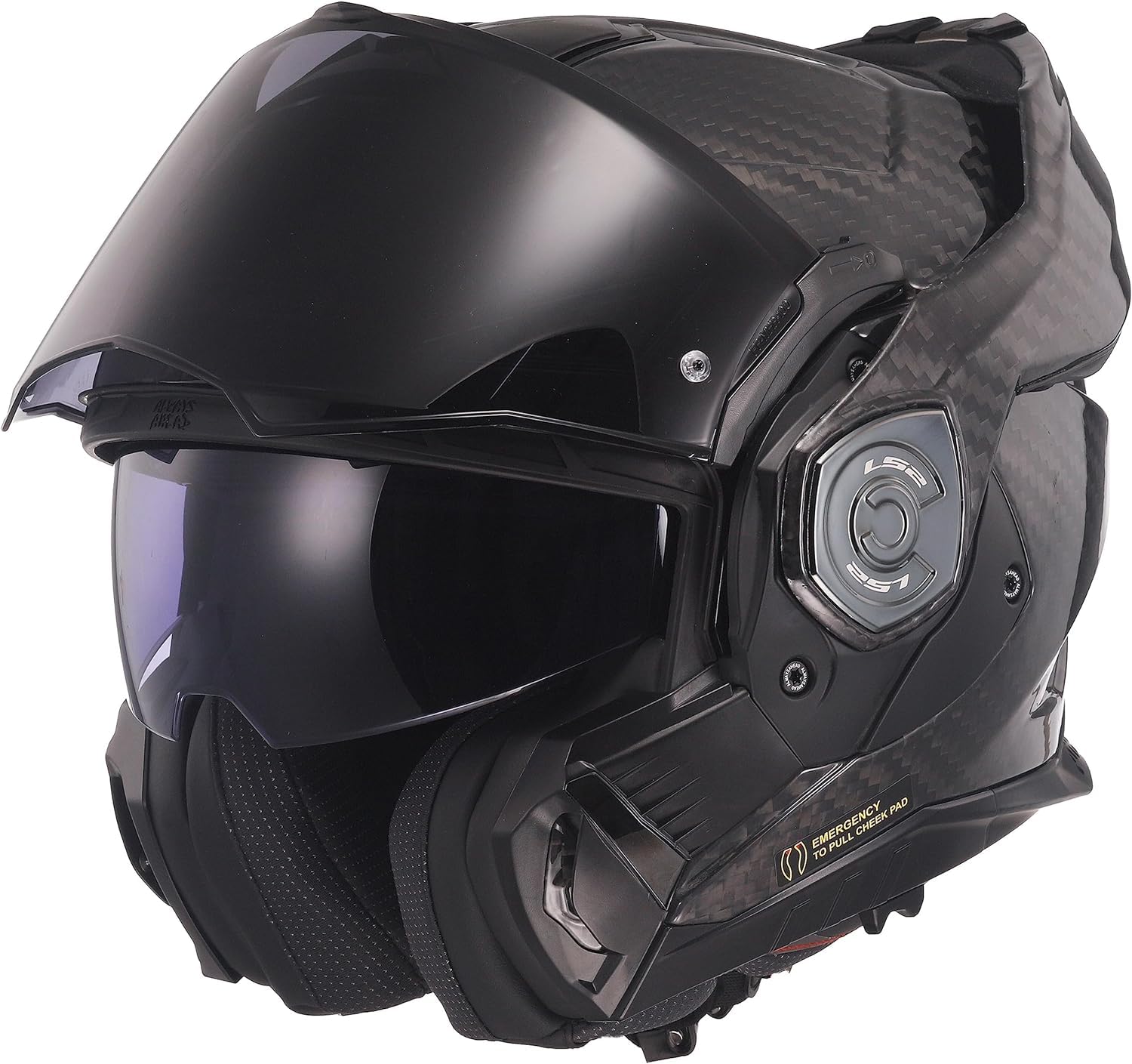 LS2, Klapphelm Motorrad ADVANT X Carbon Gloss Carbon, XL
