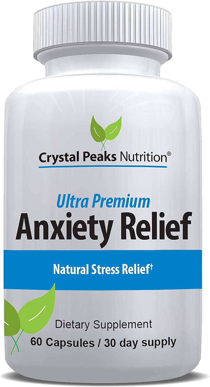 Amazon Com Anxiety Stress Relief Supplement All Natural Ingredients Relieve Nervousness Tension To Bring Calm To The Brain Includes Ashwagandha Gaba Valerian Other Anti Anxiety Herbs 1 306 Mg Health