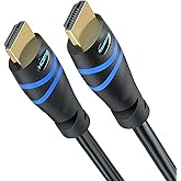 BlueRigger 4K HDMI Cable (20FT/5M, 4K 60Hz HDR, HDCP 2.3, High Speed 18Gbps, in-Wall CL3 Rated) - Compatible with PS5/PS4, Xb