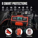 Nexpeak 10 Amp Car Battery Charger 12V/24V Smart Fully Automatic view 4