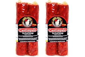 2 Pack Chorizo Cantimpalo Doña Juana – Traditional Spanish Sausage, 8 oz (225 g) – Ready-to-Eat Cured Pork with Paprika, Perfect for Tapas, Stews, and Spanish Cuisine