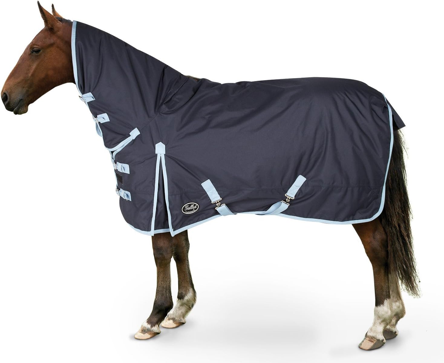 Gallop Combo Heavyweight Trojan Turnout Rug. Full Neck. 350G. Amazon