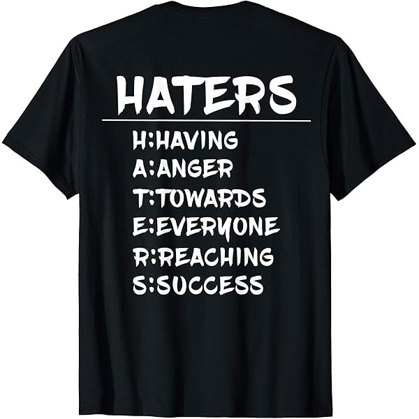 Amazon.com: I Love My Haters Funny Gift Idea T-Shirt : Clothing Amazon.com: I Love My Haters Funny Gift Idea T-Shirt : Clothing