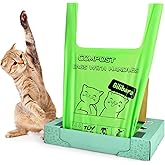 Bilibara Biodegradable Poop Bags for Cat - 110 Count, Durable Cat Litter Bags for Poop with Handles, Scented Poop Bags for Li