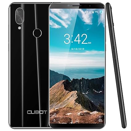 CUBOT X19 Smartphone ohne Vertrag (4000mAh Akku, 64GB Speicher, 4GB RAM, Dual-Kamera, Dual-SIM, 4G LTE, 5.93? FHD Display, An