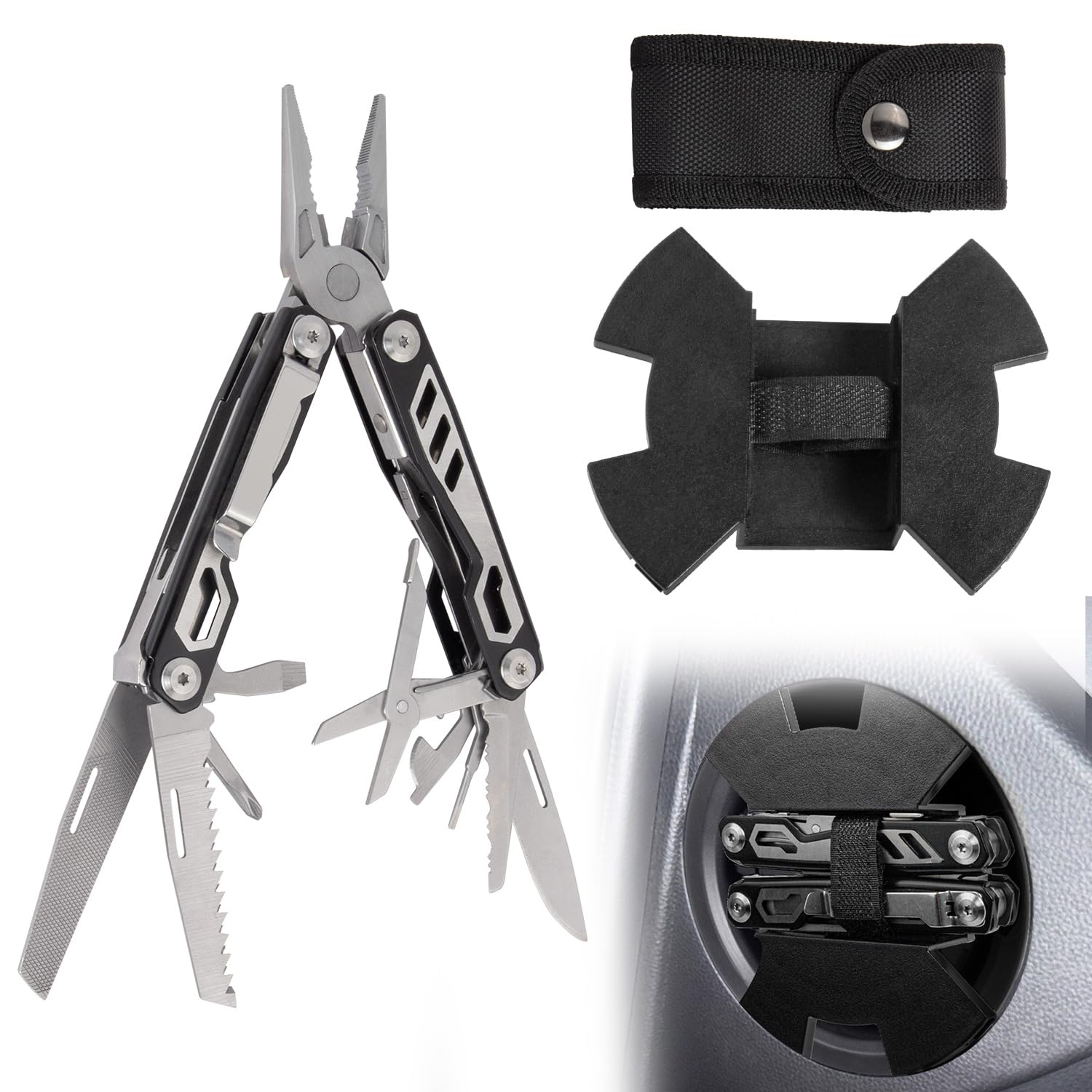 Photo 1 of Side Storage Multitool Compatible with 2024-2026 Toyota Tacoma, 4Runner Driver Side Dash Secret Compartment Organizer Hidden Multi Tool Accessories Replaces PT420-35240