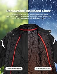 KEMIMOTO Motorcycle Jacket Men CE 2 Armored All
