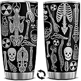 4LIEUBASMI 20 Oz Laser Engraved Radiology Tumbler – Rad Tech & Xray Tech Gift, Bulk Coffee Mug for RDMS