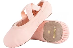 s.lemon Stretch Ballet Shoe,Girls Women Split Sole Elastic Dance Slippers Ballet Shoes