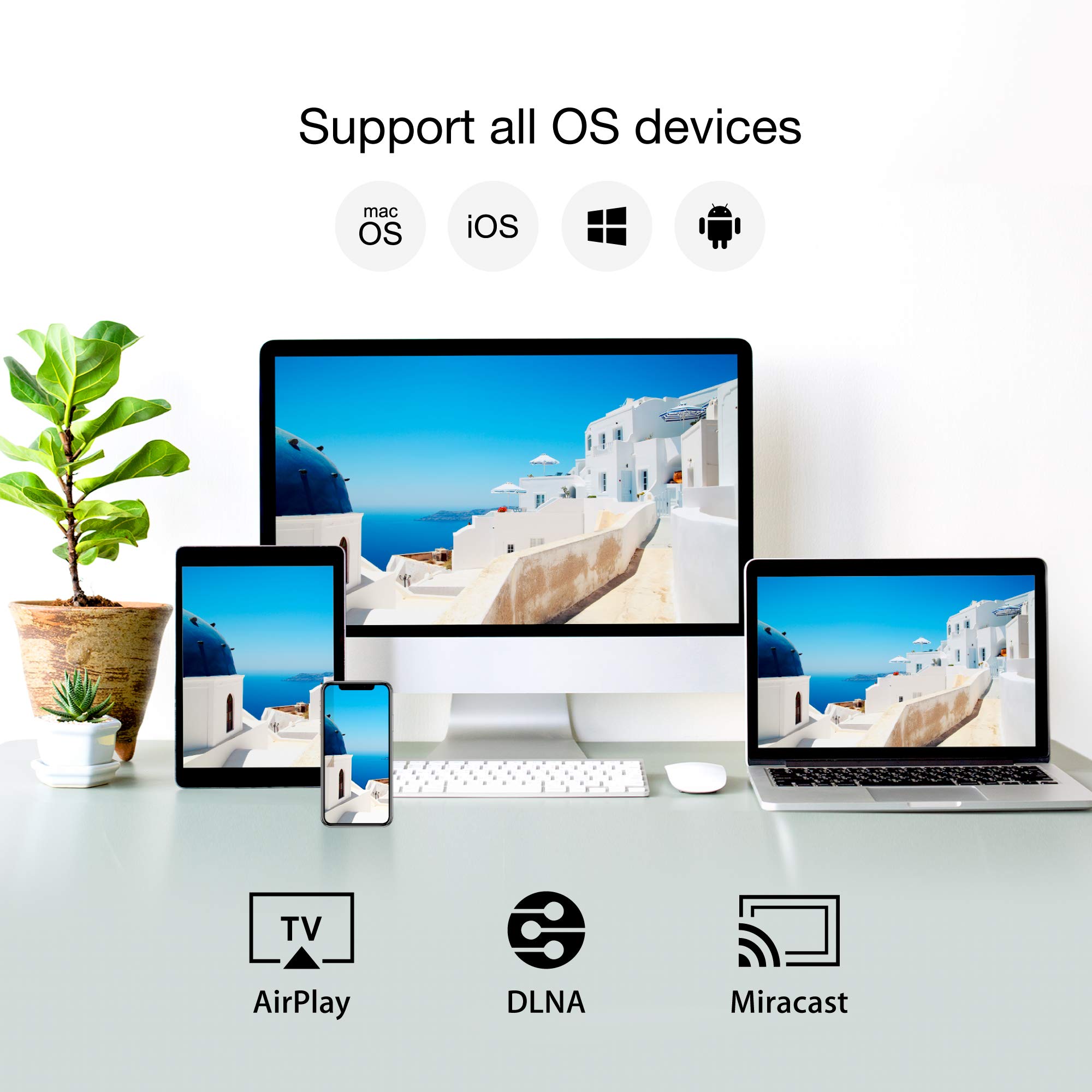 HDMI Streaming Media Player PNI EZCast Ultra U1, 4K Ultra HD HDR