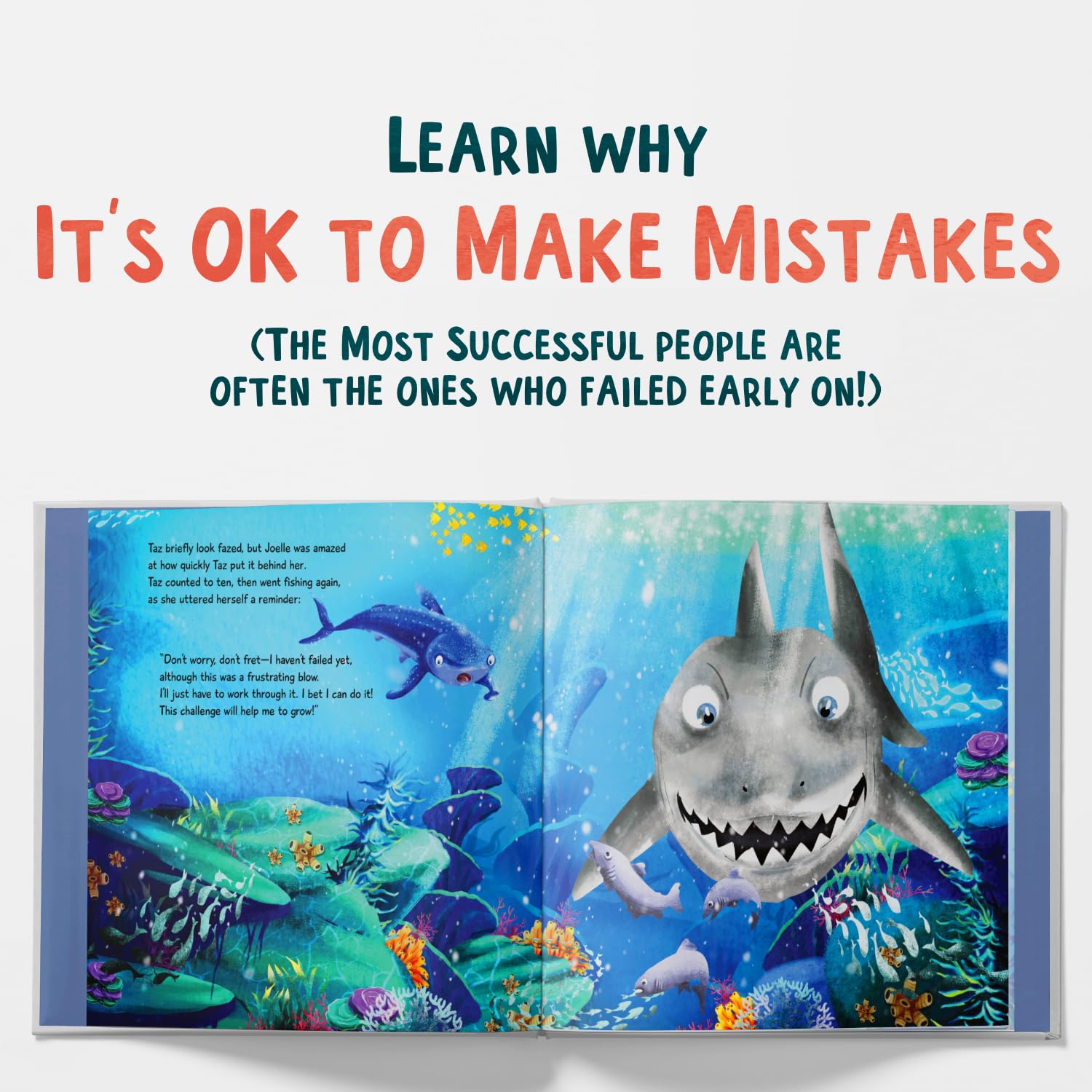 Joelle the Whale Shark Grew and Grew: Growth Mindset (Younger Me Academy)