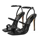 Elisabet Tang 4 inch Stylish Ankle Strap Stiletto