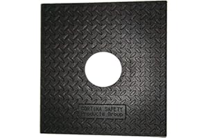 CORTINA SAFETY PRODUCTS Cortina 03-730 Square Base, 10lb, 15" Length, 14" Width, 3" Height