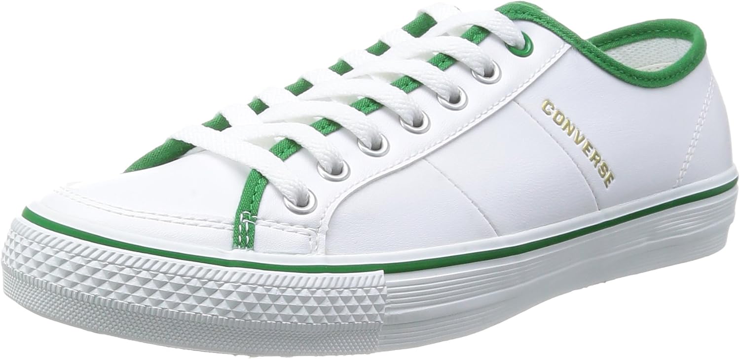 Amazon コンバース Cv Vulcanized Sl Piping Ox Cvvlc Sl Pp Ox W G ホワイト グリーン 4 5 シューズ バッグ