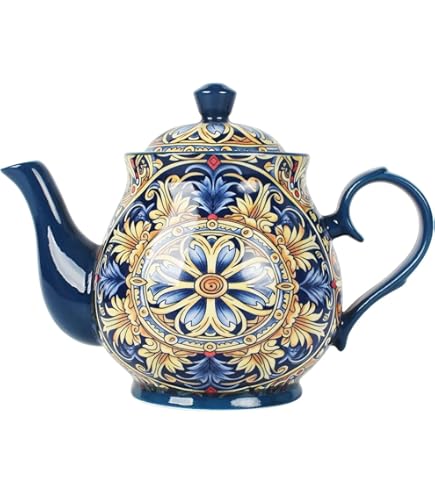 Amazon.com: Noritake T50523A/4562 Tea Pot 520cc Blue Sorentino