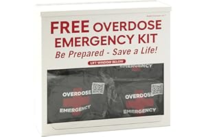 Windy City Cabinet | OD Emergency Kit Distribution Cabinet | High Visibility Cabinet for Emergency Supplies (OD Kit Not Included)