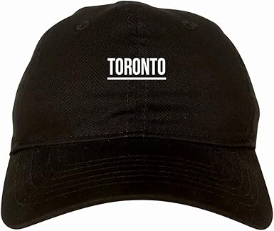 Kings Of Ny City Of Toronto Simple Underline 6 Panel Dad Hat Cap