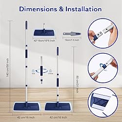 Microfiber Mop for Cleaning Floors, Extendable