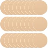 25 Pcs Women's Round Soft Makeup Beauty Eye Face Foundation Blender Facial Smooth Powder Puff Cosmetics Blush Applicators Sponges Use for Dry and Wet