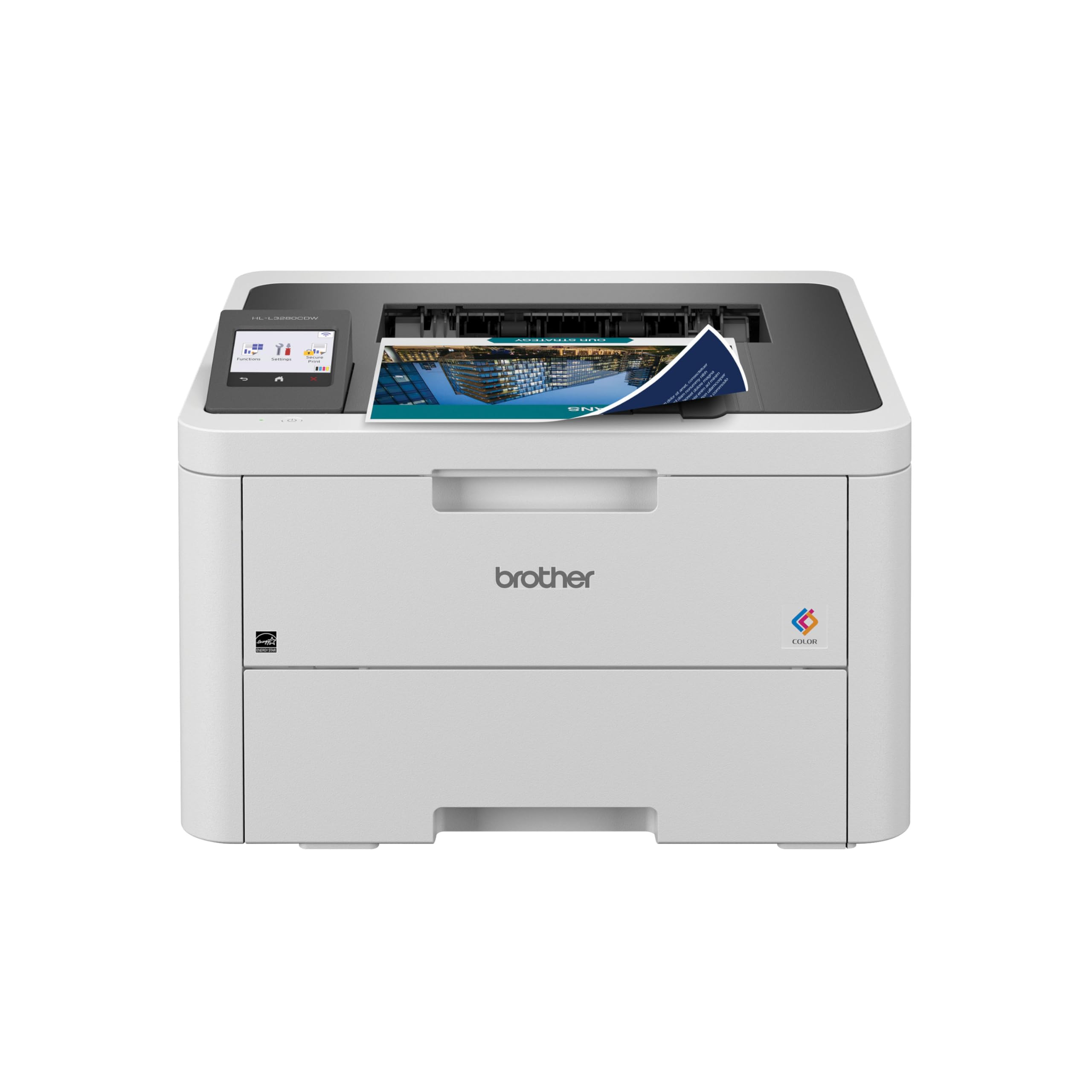 Brother HLL3280CDW Wireless Compact Color Laser Printer, Duplex, Mobile Printing & Ethernet | Includes 2 Month Refresh Subscription Trial¹, Amazon Dash Replenishment Ready (Renewed Premium)