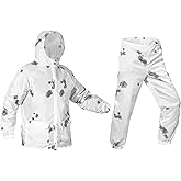 Eosphorus Blur Snow Camo Winter Camouflage Ultra-Thin Overwhites for Hunting, Airsoft, Paintball, Outdoor