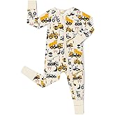 babee Reshinee Bamboo Viscose Baby Convertible Footie Pajama, Zipper Pajamas for Baby Boys & Girls, Sleep & Play Footed