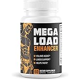 Mega Load Enhancer - Semen Volume Booster Supplement for Men - Increase Load Size, Taste, Fertility Supplement - 3rd Party Tested Formula - 9 Active Ingredients - 60 Capsules for Adults