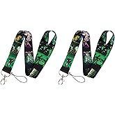 Pinstant Frankenstein Monster Bride Classic Horror 17.7" Neck Lanyard Keychain Holder ID Badge Mobile Phone Pin Strap
