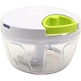 K&A みじん切り器 ふたも洗える ぶんぶんチョッパー  ホワイト BBC-01