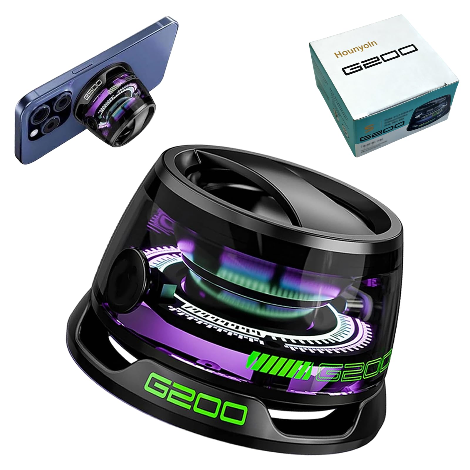 Hounyoln G200 Magnetic Bluetooth Mini Speaker with RGB Lights