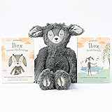Slumberkins 14" Ibex Kin & 2 Board Books Complete