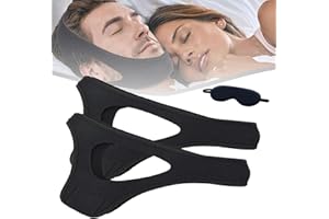 Generic Veralabs Airflow Jaw Strap,Airflow Jaw Strap Veralabs,Air Flow Jaw Strap,Veralabs Chin Strap,Chin Straps to Keep Mouth Closed,Adjustable Chin Strap for Men and Women (Black)