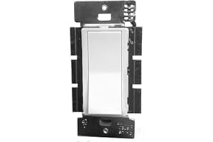 AL-WS-R3 On/Off Decorator Style Rocker Switch, White, Low Voltage (12v, 24v, 48v, Millivolt) DC or AC, 2 Amp, Low Resistance,