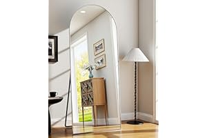 FVANF Full Length Mirror, 58" x 18" Aluminum Alloy Frame Floor Mirror, Shatter-Proof Glass - Free Standing, Leaning Against Wall or Wall-Mounted, for Bedroom Living Room Dressing Room, Silver