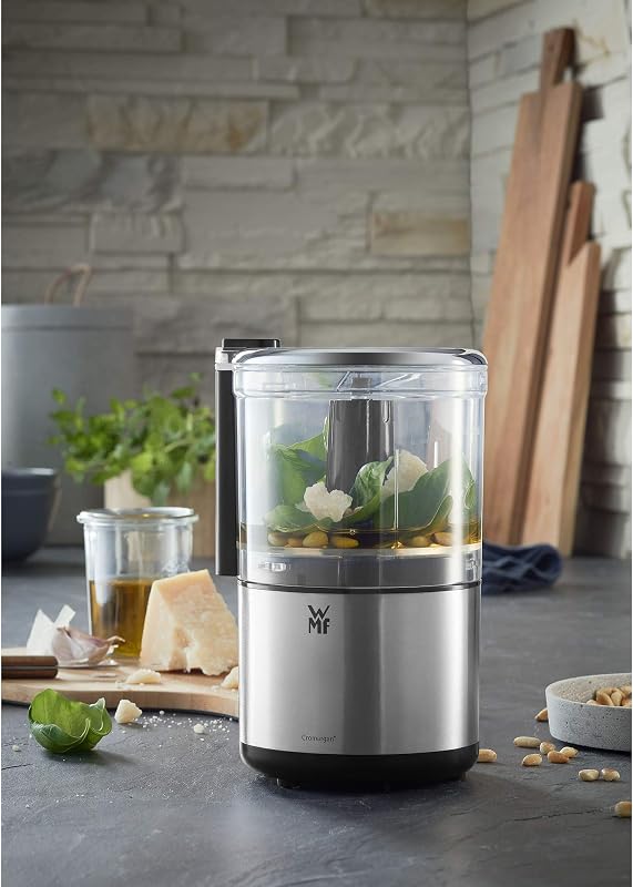 Kitchenminis - Chopper Picadora Mini, 65 W, Acero Inoxidable, Dos cuchillas con tecnología Perfect Cut, Recipiente de 0,3 litros de Tritan, con bloqueo especial de seguridad, libre de BPA