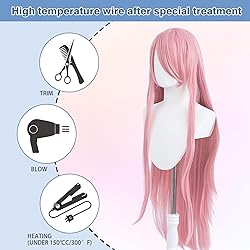 UTIEHD 100cm / 40 Inch Long Wig, Universal Anime