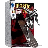 McFarlane Toys -Marvel Silver Surfer 1:6th Scale Collectible with Scene (Fantastic Four #72)