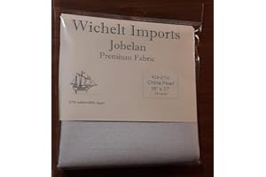 Wichelt Imports Premium Jobelan Cross Stitch Fabric 18" x 27" China Pearl