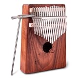 Kalimba 17 Keys Thumb Piano 17 Tone Finger Piano Musical Instrument for Beginner