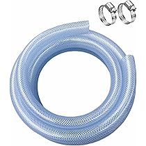 Tuyau PVC Transparent Tressé 10mm ID - 3m Longueur Renforcé Robuste