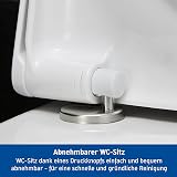 Duravit Starck 3 Toilet Seat Soft Close Urea Thermoset White Hinges view 4