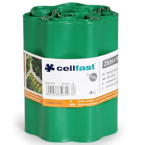 Cellfast, verja de césped marrón, 22 x 22 x 0,1 cm: Amazon.es ...