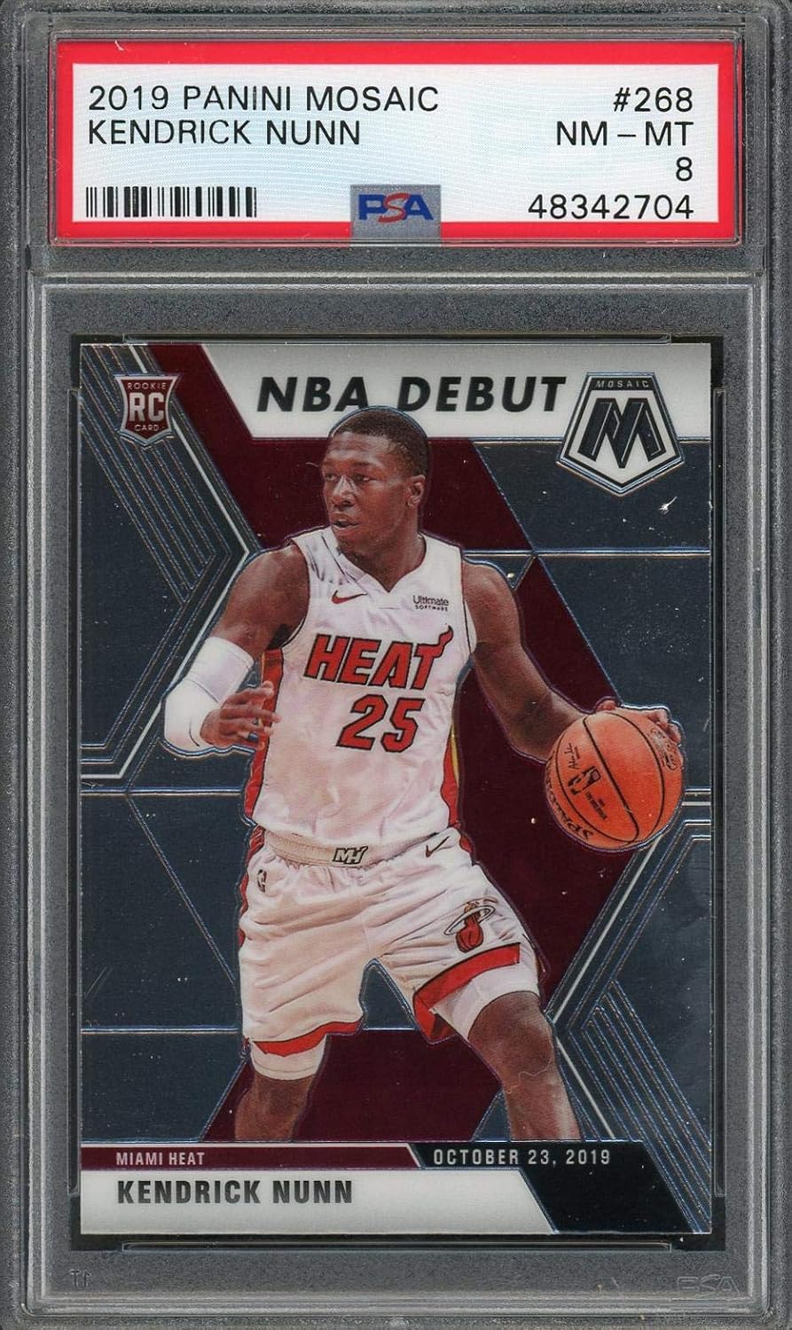 Amazon Kendrick Nunn 2019 Panini Mosiac Basketball Card RC 268 
