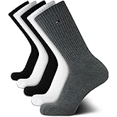 Tommy Hilfiger Men's Athletic Cushioned Crew Socks (5-Pack)