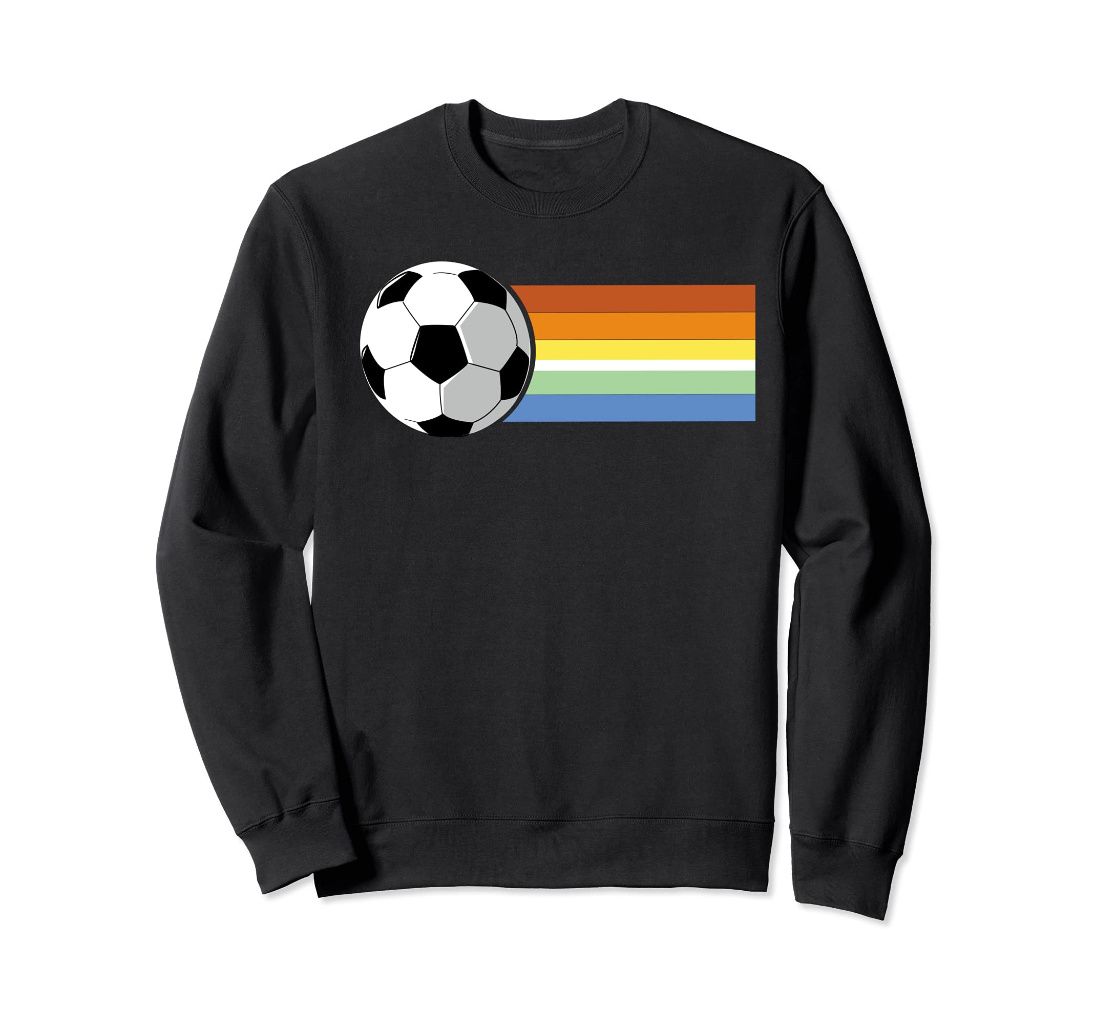 Rainbow Colors Soccer Sweatshirt