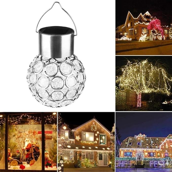 Solar Hanging Light Outdoor Wasserdichter Kronleuchter Lichtsteuerung